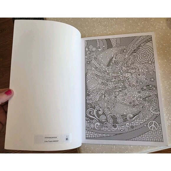 Lisa Frank Adult Coloring Book 2022‎ Stay Calm & Keep Coloring 40 Pages NEW - Picture 5 of 11